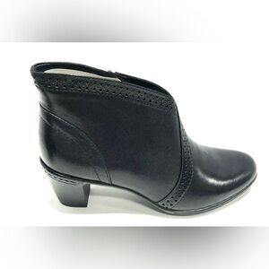 Rockport Women’s Rashel Black Leather Ankle Boots Size 9.5M CH3644
